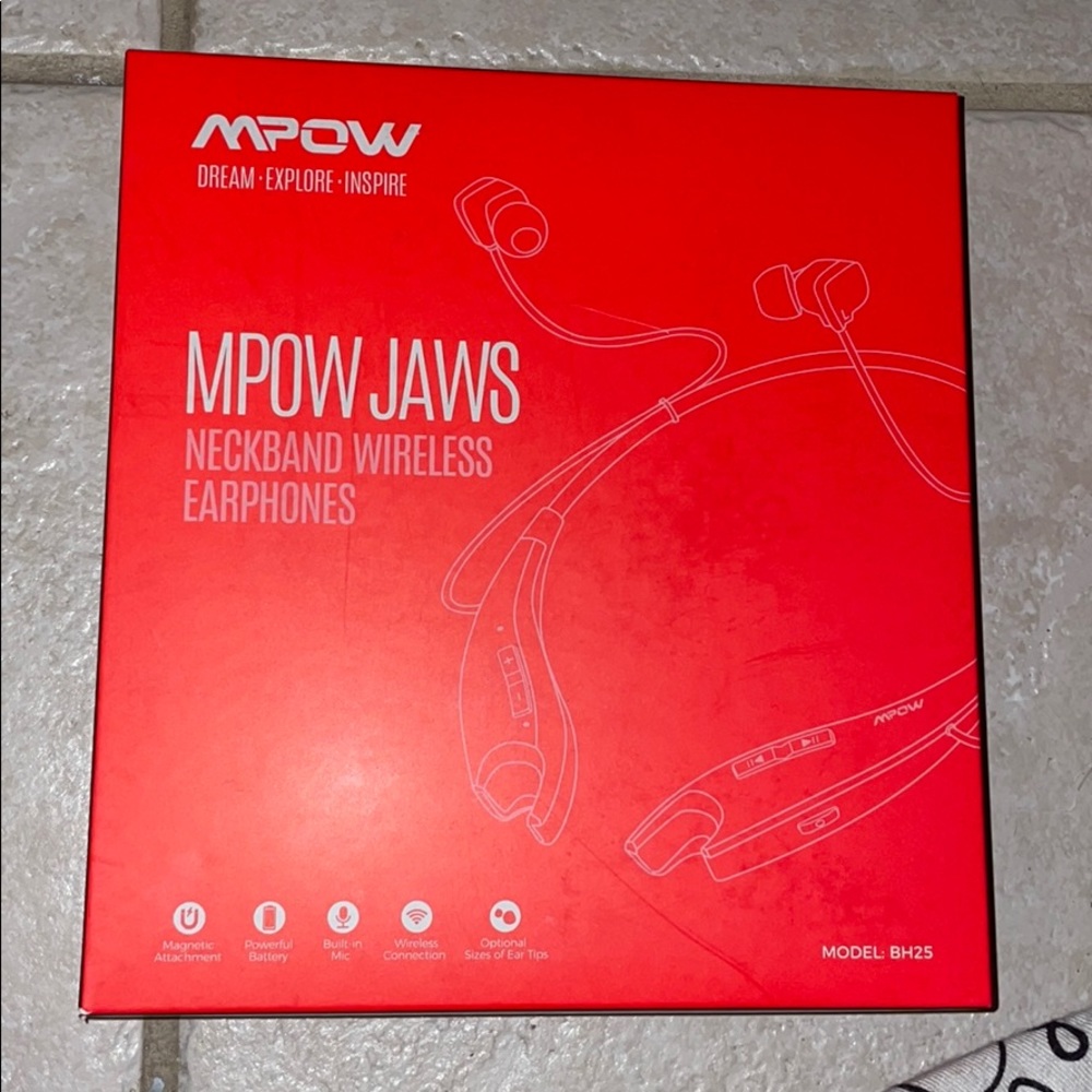Mpow neckband wireless earphones